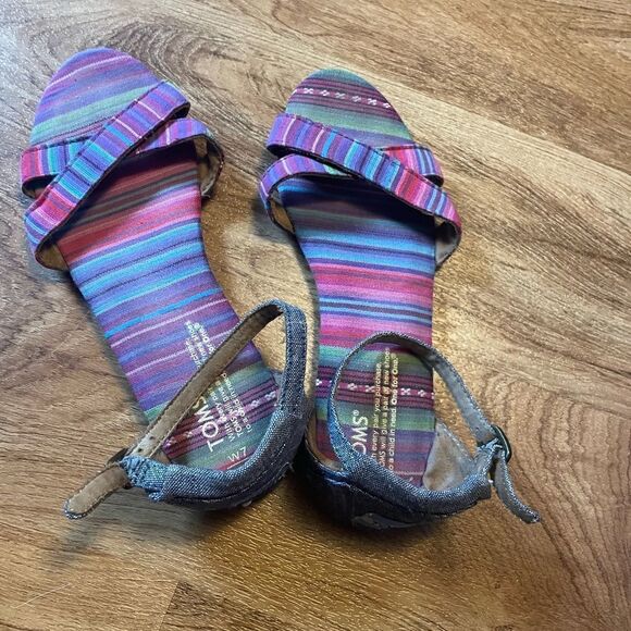 Toms multicolor flat sandals - Picture 8 of 9